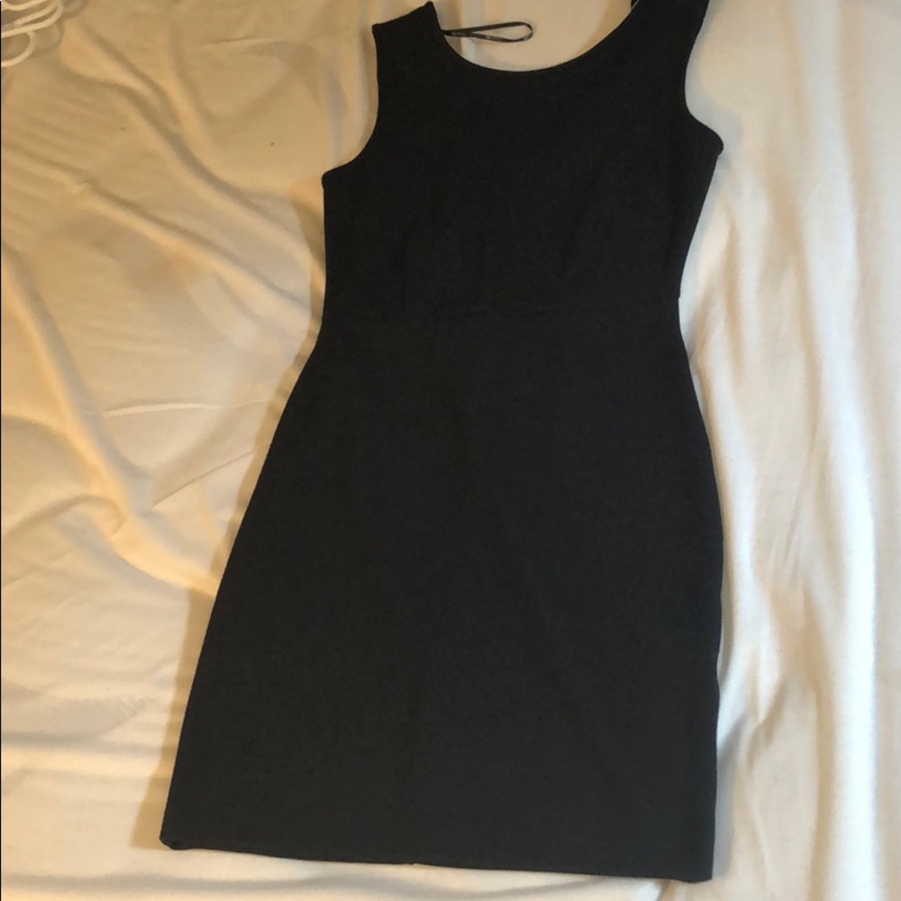 Black mini dress